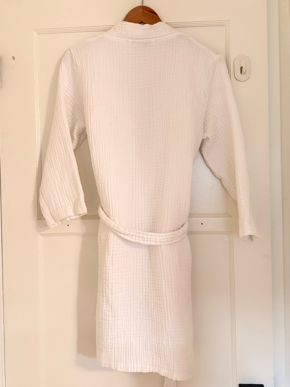 Parachute Cloud White Cotton Robe - Picture 4 of 5